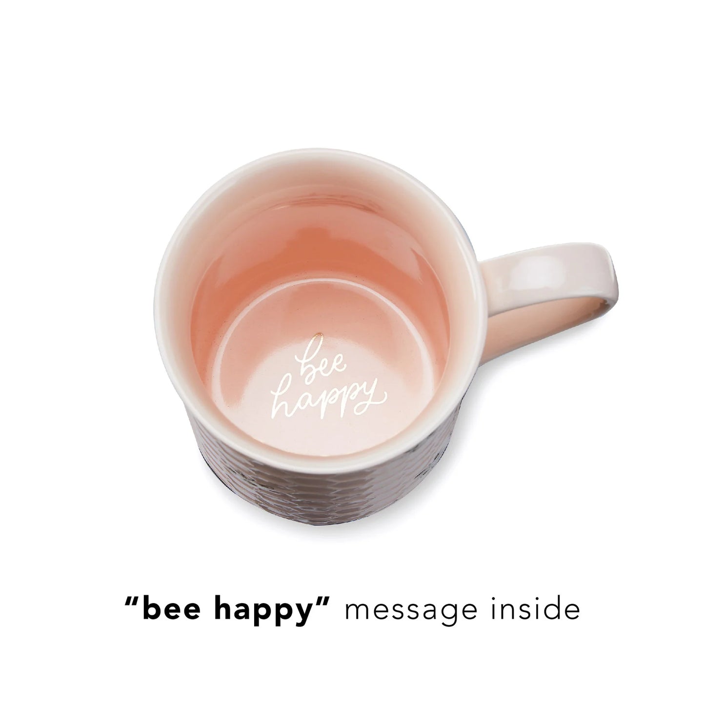 Annette Ceramic Tea Mug and Infuser ~ Honeycomb