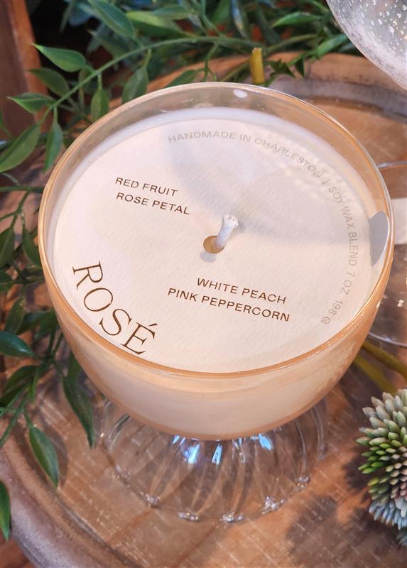 Rosé Coupe Premium Candle