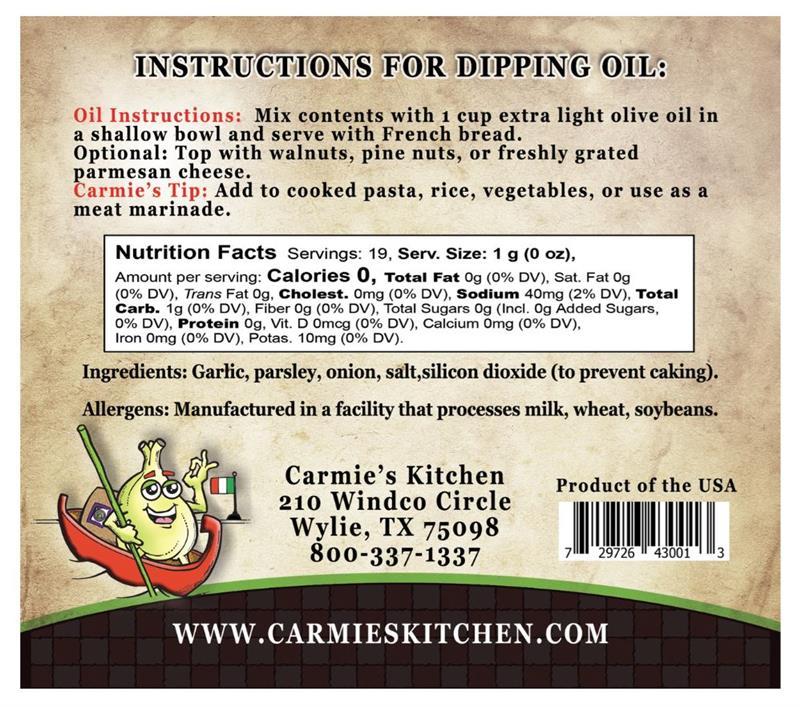 Toasted Garlic Special Blend for Dipping Oil