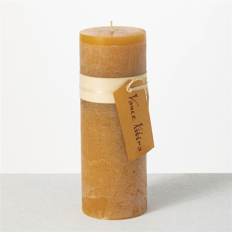 Brown Sugar Timber Pillar Candle