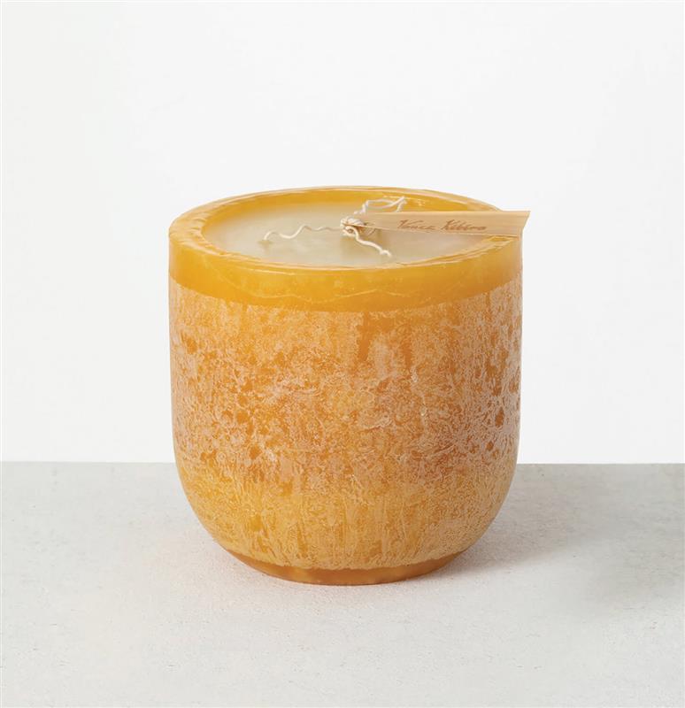 4.25" Brown Sugar Timber Goblet Candle