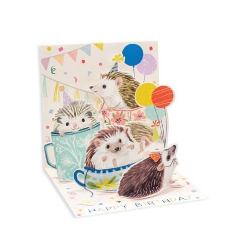 Mini Pop-Up Card ~ Hedgehog ~ Birthday
