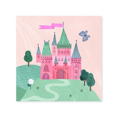 Mini Pop-Up Card ~ Princess & Unicorn ~ Birthday