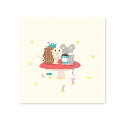Mini Pop-Up Card ~ Woodland Birthday