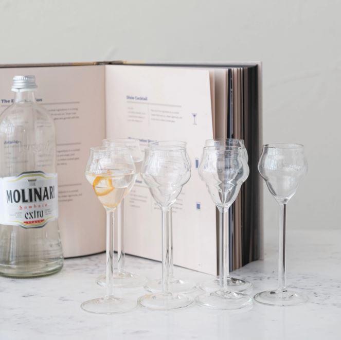 Stemmed Sambuca Glass ~ 2.5 ounce