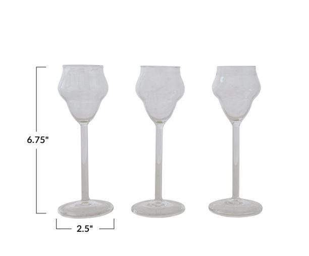 Stemmed Sambuca Glass ~ 2.5 ounce