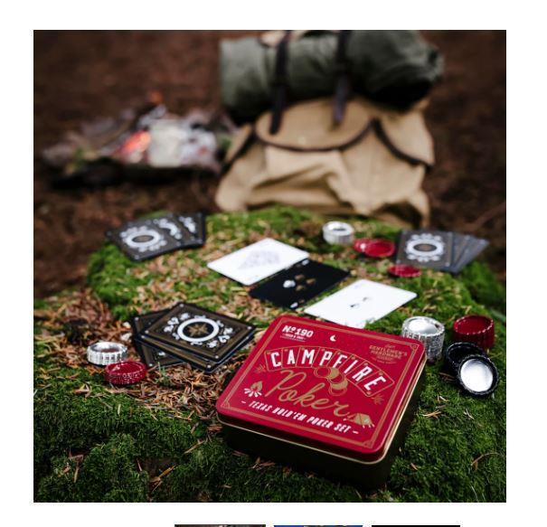 Campfire Poker ~Texas Hold' EM Poker Set