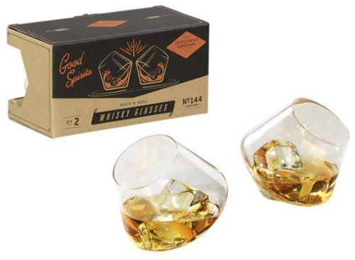 Rocking Whiskey Glasses ~ Set of 2