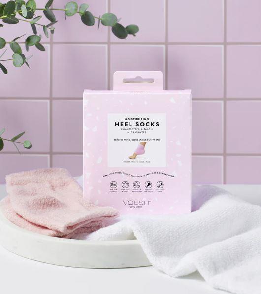 Moisturizing Heel Socks ~ Pink