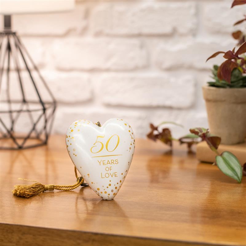 50 Years of Love Art Heart