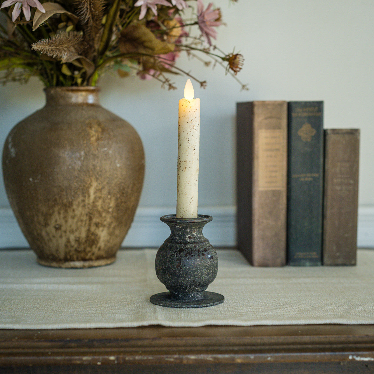 Jasper Taper Candle Holder ~ 3.5 Inches