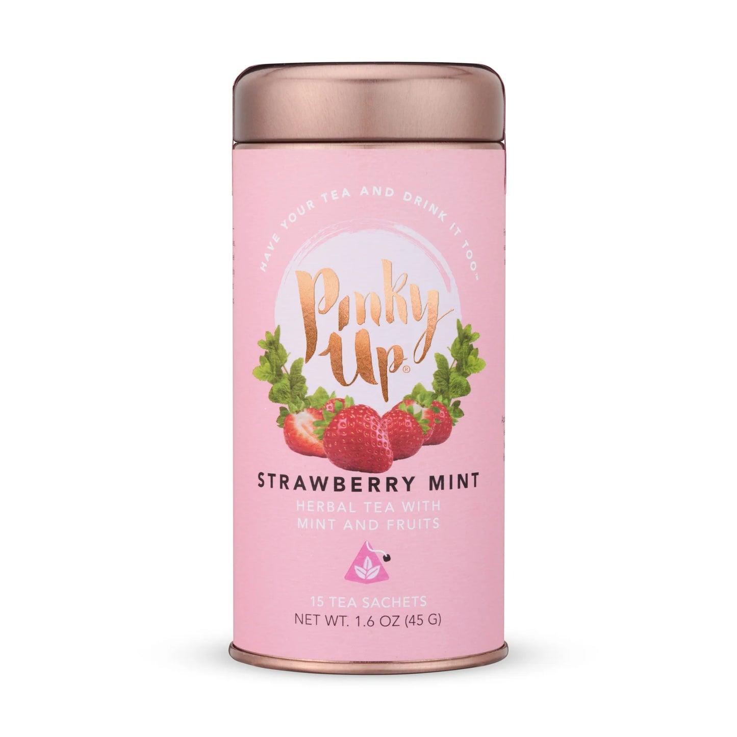 Strawberry Mint Herbal Tea ~ 15 Sachets