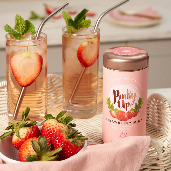 Strawberry Mint Herbal Tea ~ 15 Sachets