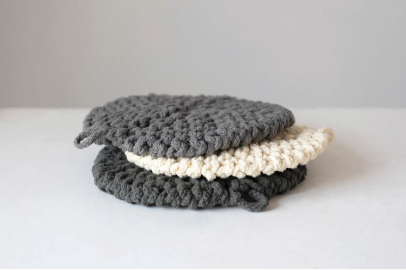 Cotton Crocheted Pot Holder