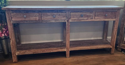 4 Drawer Console Table