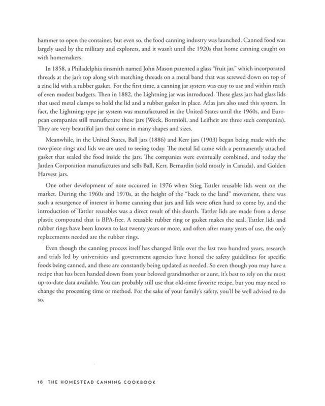 The Homestead Canning Cookbook