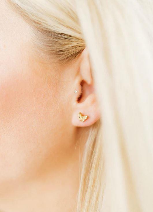 Bella ~ Butterfly Stud Earrings