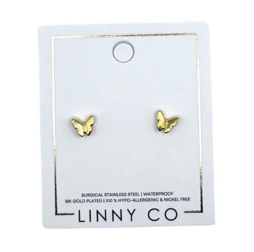 Bella ~ Butterfly Stud Earrings