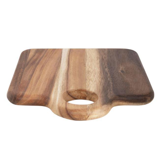 Suar Wood Cheese/Cutting Board with Handle