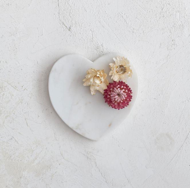 Marble Heart Shaped Dish