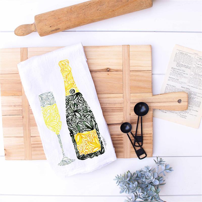 Champagne Flour Sack Towel