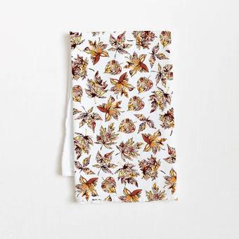 FALL LEAVES FLOUR SACK TOWEL