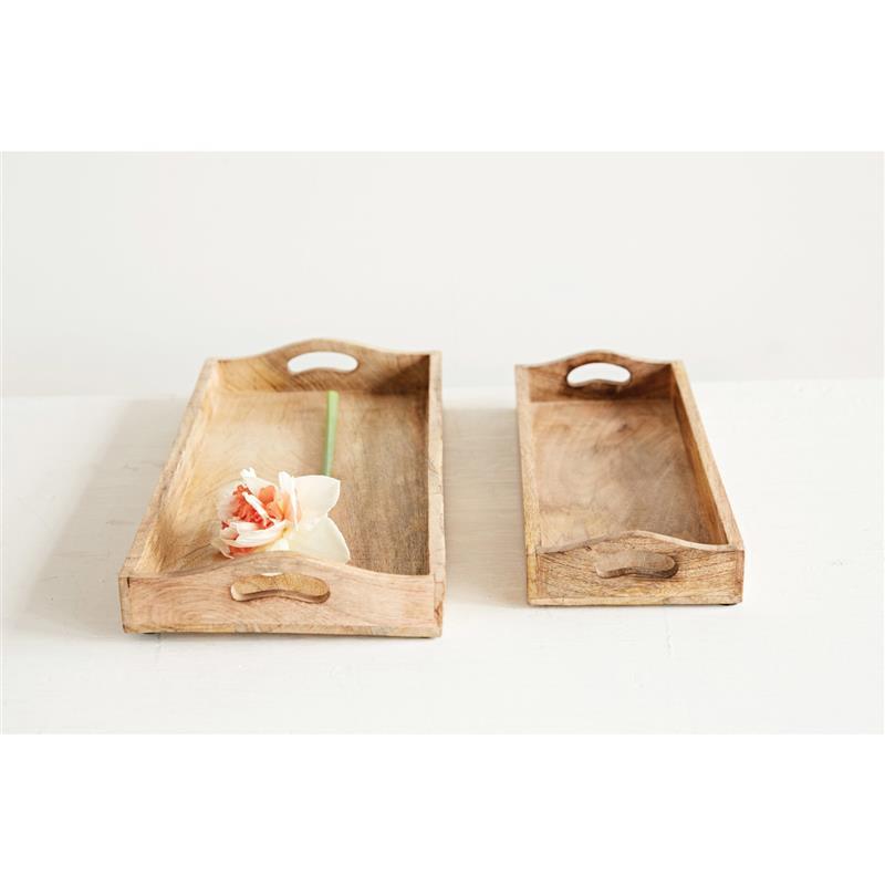 MANGO WOOD TRAY ~ LARGE