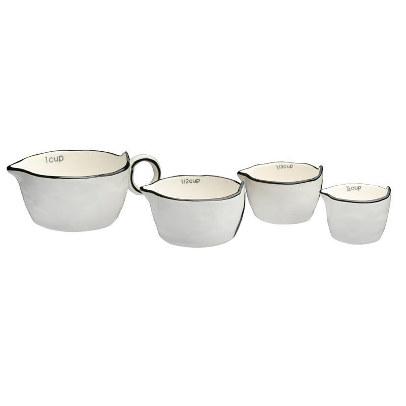 STONEWARE MEASURING CUPS ~ SET OF 4