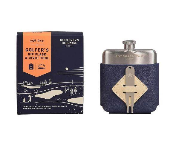 Golfer's Hip Flask & Divot Tool