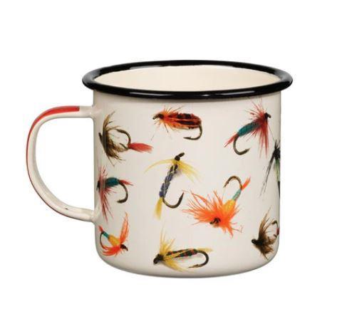 Enamel Mug ~ Fly Fishing