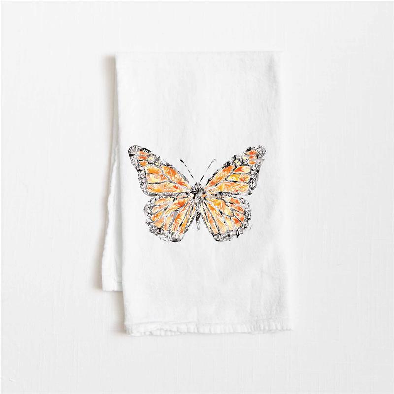 MONARCH BUTTERFLY FLOUR SACK TOWEL