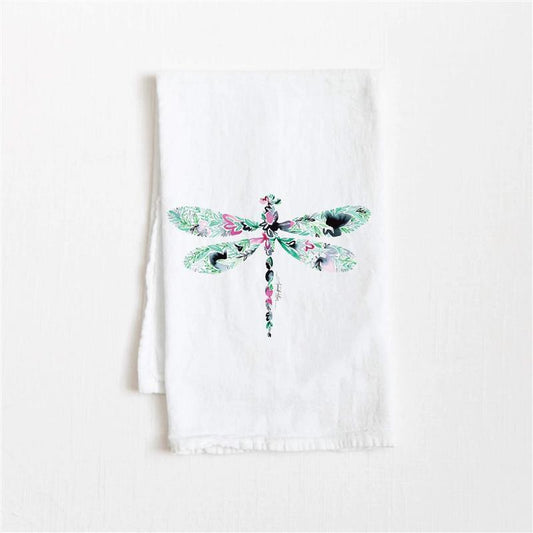 DRAGONFLY FLOUR SACK TOWEL