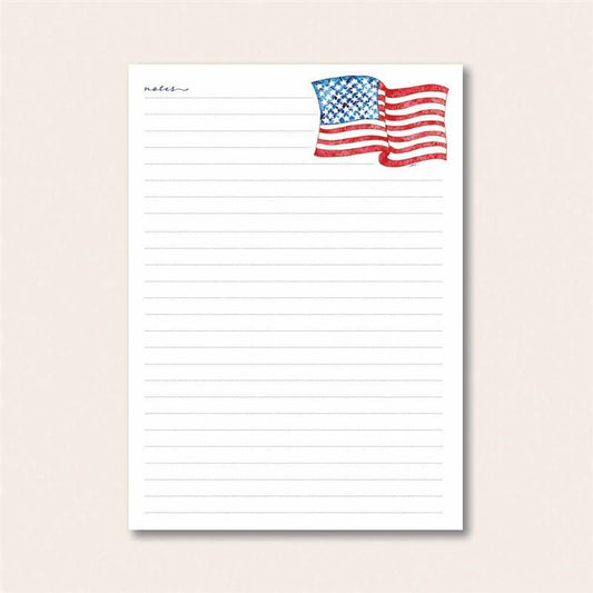 American Flag Single Desk Notepad