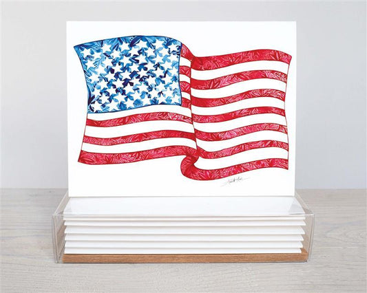 American Flag Notecard Set