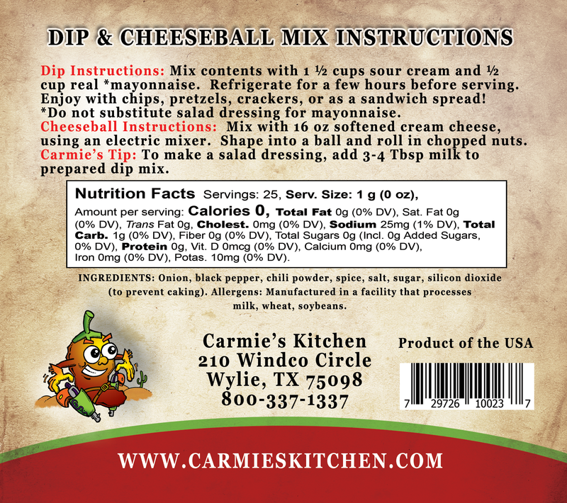 Chipotle Ranch Dip & Cheeseball Mix